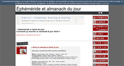 Desktop Screenshot of ephemeridejour.com